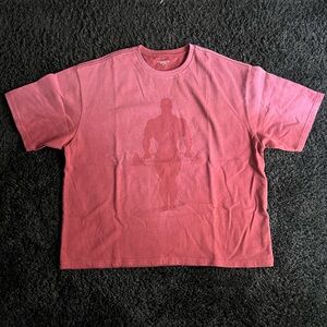 YoungLA x Golds Gym Men's Crewneck T-Shirt in Dusty Rose Vintage Wash! 🔥🔥🔥